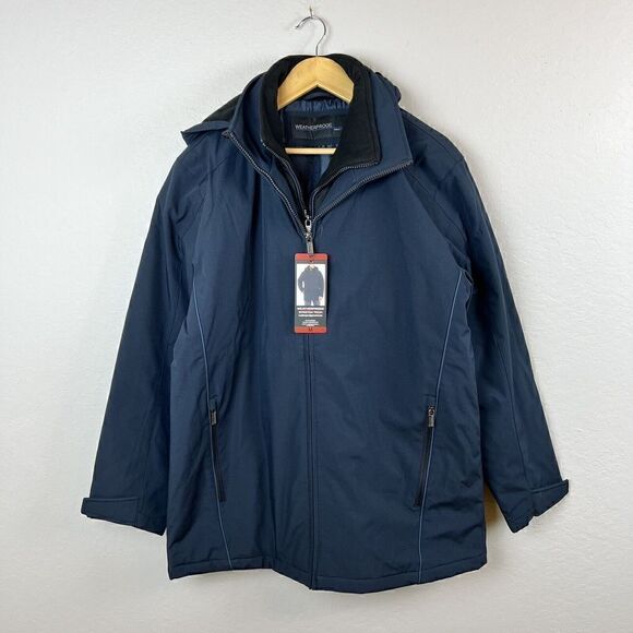 Weatherproof Other - NWT Weatherproof Men’s Ultra Tech Jacket BLUE  Size M